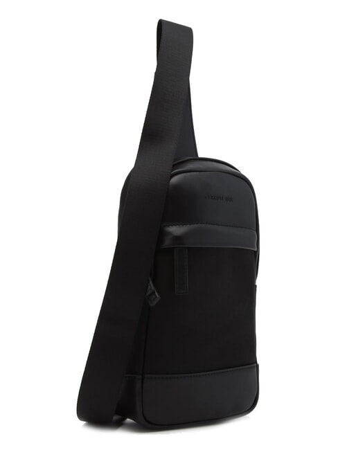 BRAD Bolso de piel y nailon negro - Bandoleras Hombre