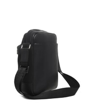 CERRUTI BRAD Bolso de piel y nailon negro - Bandoleras Hombre - 3