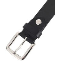 CERRUTI LOGO EMBOSSED Cinturón de cuero acortable - Cinturones