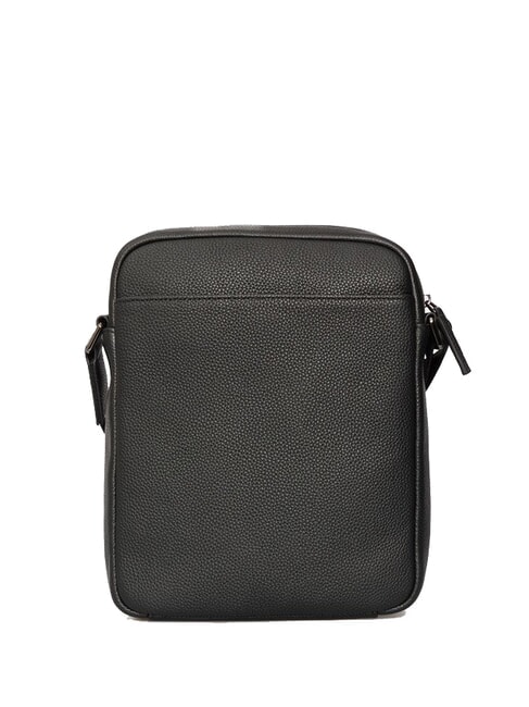 MADDOX Bolso de piel multibolsillos negro - Bandoleras Hombre