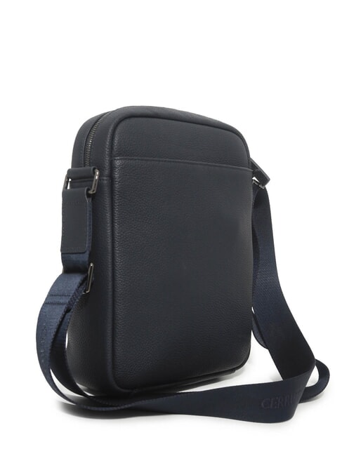 MADDOX Bolso de piel multibolsillos azul - Bandoleras Hombre