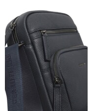 CERRUTI MADDOX Bolso de piel multibolsillos azul - Bandoleras Hombre - 4