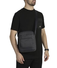 CERRUTI MADDOX Bolso de piel multibolsillos azul - Bandoleras Hombre - 5