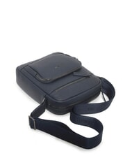 CERRUTI MADDOX Bolso de piel multibolsillos azul - Bandoleras Hombre - 7