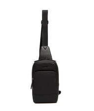 CERRUTI SCOTT Bolso de piel con bolsillo negro - Bandoleras Hombre - 4