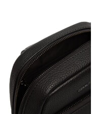 CERRUTI SCOTT Bolso de piel con bolsillo negro - Bandoleras Hombre - 5