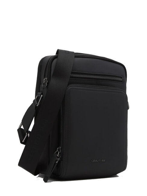 RORY Bolso multibolsillos de piel lisa negro - Bandoleras Hombre