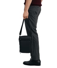 CERRUTI RORY Bolso multibolsillos de piel lisa negro - Bandoleras Hombre - 4