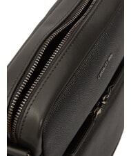 CERRUTI JEREMY Bolso de piel con bolsillo negro - Bandoleras Hombre - 5