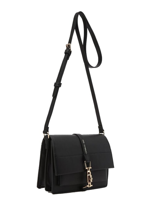 HARPER Bolso de hombro con solapa negro - Bolsos Mujer