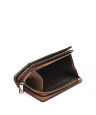 FURLA CAMELIA Cartera compacta de cuero coñac - Carteras Mujer - 3