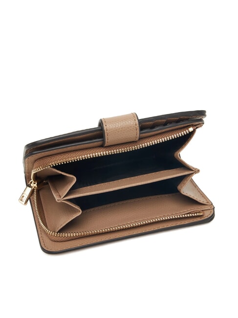 CAMELIA Cartera de mujer de piel gris - Carteras Mujer