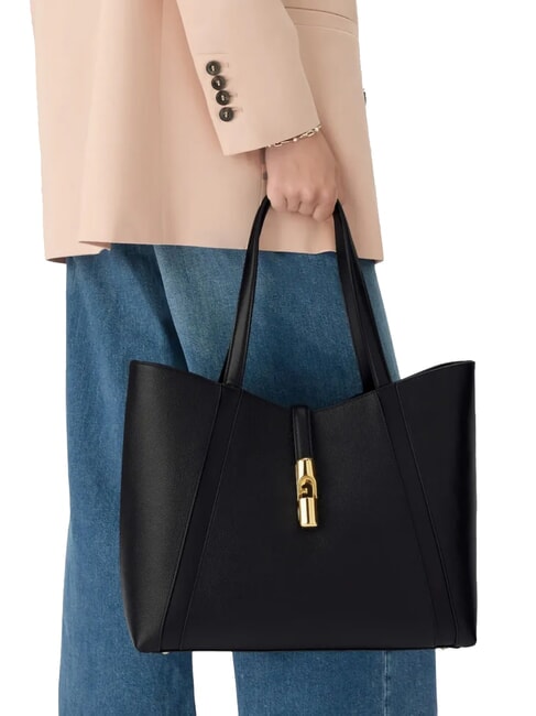 GOCCIA Bolso de hombro, piel negro - Bolsos Mujer