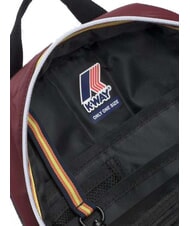 KWAY LAON Mochila pequeña de nailon syrah tinto - Mochilas Escuela & Tiempo Libre - 4