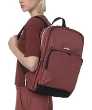 KWAY GIZY Mochila de nailon para portátil de 15" syrah tinto - Mochilas para portátil - 4