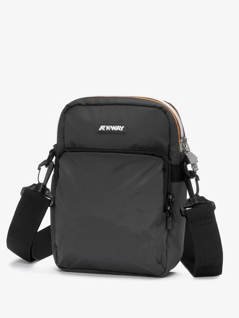 ERLOY Bolsa de nailon con bolsillo sombra gris dk - Bandoleras Hombre