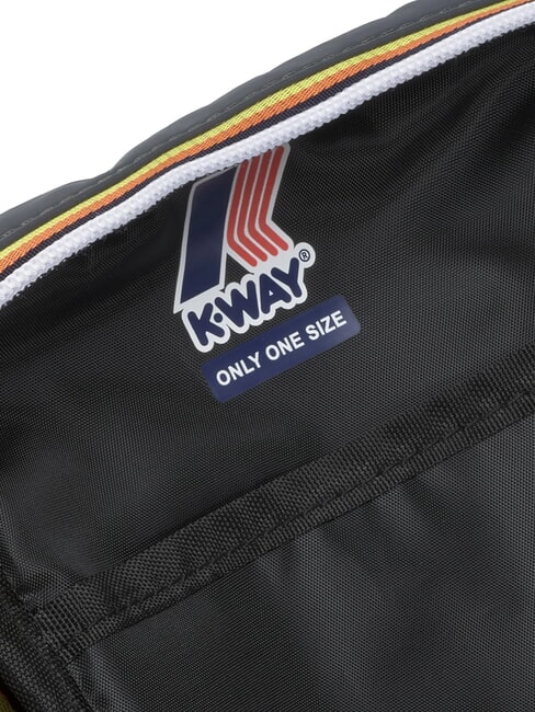 ERLOY Bolsa de nailon con bolsillo sombra gris dk - Bandoleras Hombre