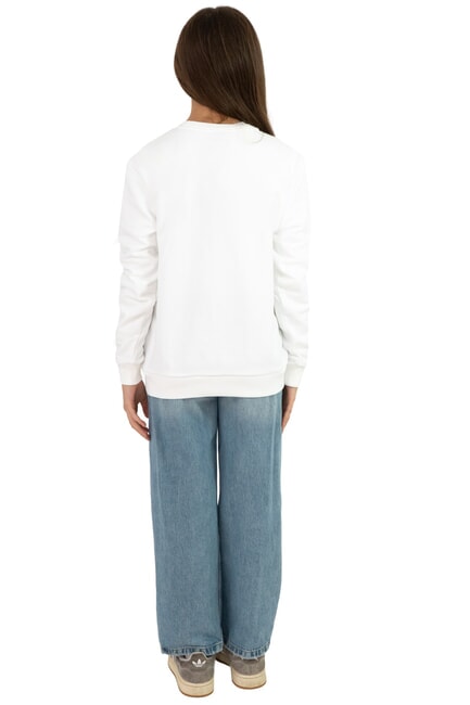 CONNECTIVE Sudadera de cuello redondo blanco - Sudadera Beb&eacute;