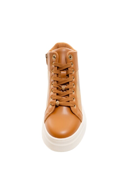 GEO Zapatillas de ca&ntilde;a alta Cuero / Geo Beige - Zapatos Mujer