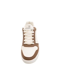 PIQUADRO TE Zapatillas con bloques de color blanco/marrón - Zapatos unisex - 4