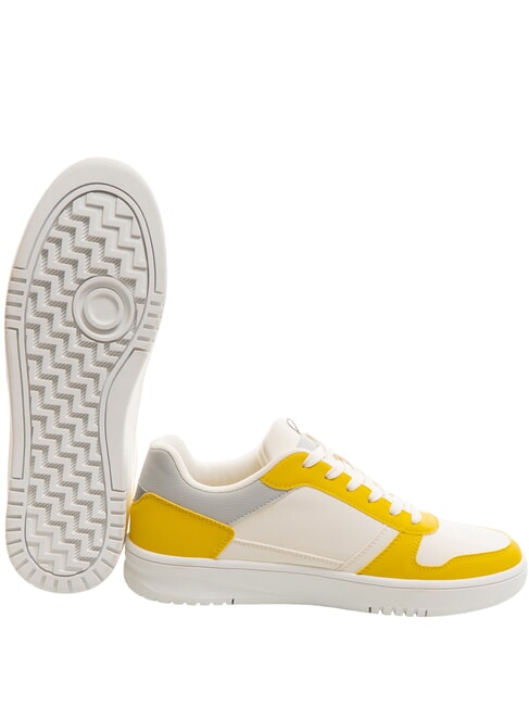 TE Zapatillas con bloques de color blanco/amarillo - Zapatos unisex