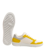 PIQUADRO TE Zapatillas con bloques de color blanco/amarillo - Zapatos unisex - 2