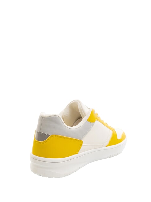 TE Zapatillas con bloques de color blanco/amarillo - Zapatos unisex