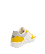 PIQUADRO TE Zapatillas con bloques de color blanco/amarillo - Zapatos unisex - 3