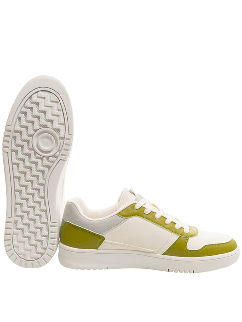 TE Zapatillas con bloques de color blanco/verde - Zapatos unisex