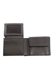 PIQUADRO X1 Cartera de cuero negro - Carteras Hombre - 3