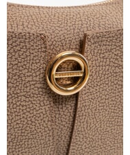 BORBONESE TULIP Bolso de hombro champiñón - Bolsos Mujer - 3