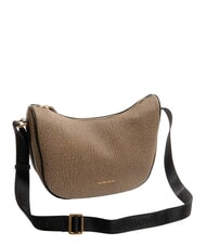 BORBONESE BRUNCH Bolso de hombro Luna Bag op natural / negro - Bolsos Mujer - 2