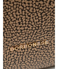 BORBONESE BRUNCH Bolso de hombro Luna Bag op natural / negro - Bolsos Mujer - 3