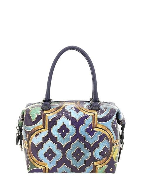 G3 PLUS MEDIUM MULTICOLOR Bolsa de compras plana transformable vidriera ornamental - Bolsos Mujer