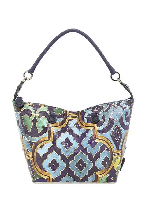 G3 PLUS MEDIUM MULTICOLOR Bolsa de compras plana transformable vidriera ornamental - Bolsos Mujer