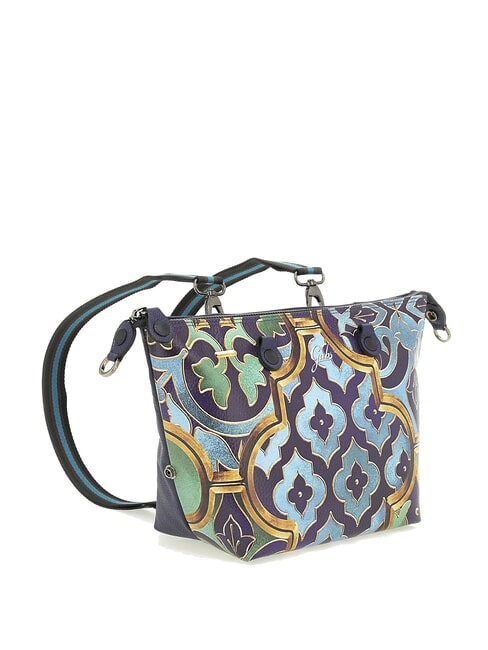 G3 PLUS MEDIUM MULTICOLOR Bolsa de compras plana transformable vidriera ornamental - Bolsos Mujer