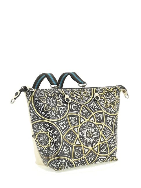 G3 PLUS LARGE MULTICOLOR Bolsa de compras plana transformable mandala - Bolsos Mujer