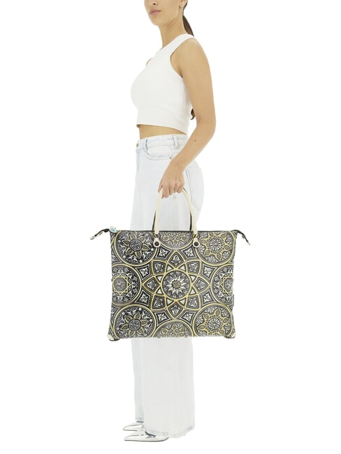 G3 PLUS LARGE MULTICOLOR Bolsa de compras plana transformable mandala - Bolsos Mujer