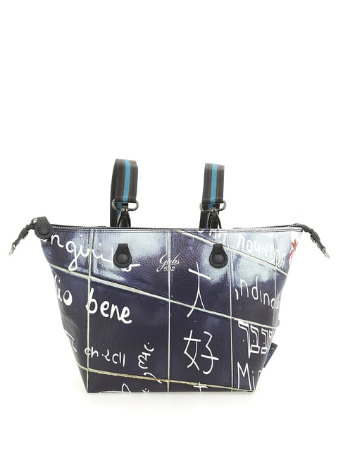 G3 PLUS MEDIUM MULTICOLOR Bolsa de compras plana transformable Te amo - Bolsos Mujer