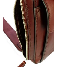 THE BRIDGE ALBERTO Bolso de piel de un solo hombro Marrón / Paladio - Bandoleras Hombre - 4