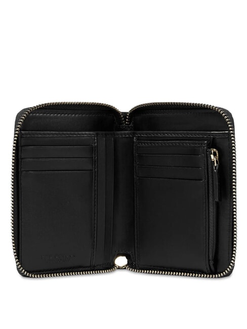 DOMITILLA Cartera de cuero Oro negro - Carteras Mujer