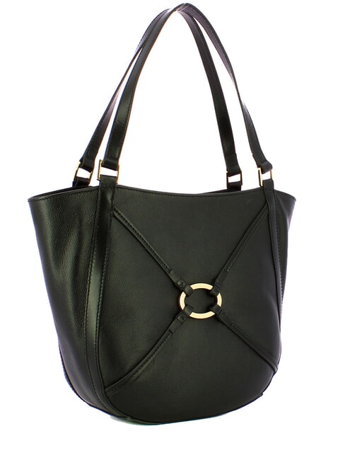 AMELIA Bolso de hombro, piel Oro negro - Bolsos Mujer