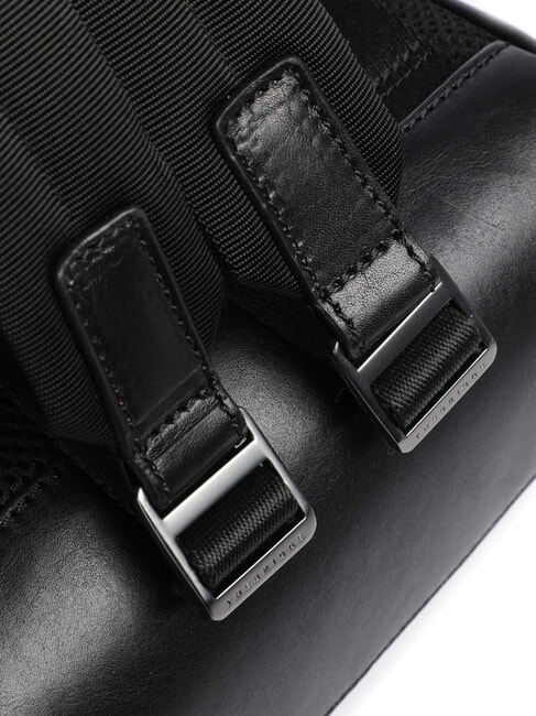 FILIPPO Mochila de cuero, soporte para portátil de 13" rutenio mate negro / oscuro - Mochilas para portátil