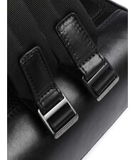 THE BRIDGE FILIPPO Mochila de cuero, soporte para portátil de 13" rutenio mate negro / oscuro - Mochilas para portátil - 3