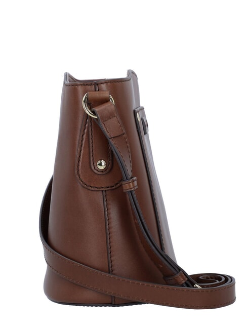 CECILIA Correa de hombro de cuero BROWN - Bolsos Mujer