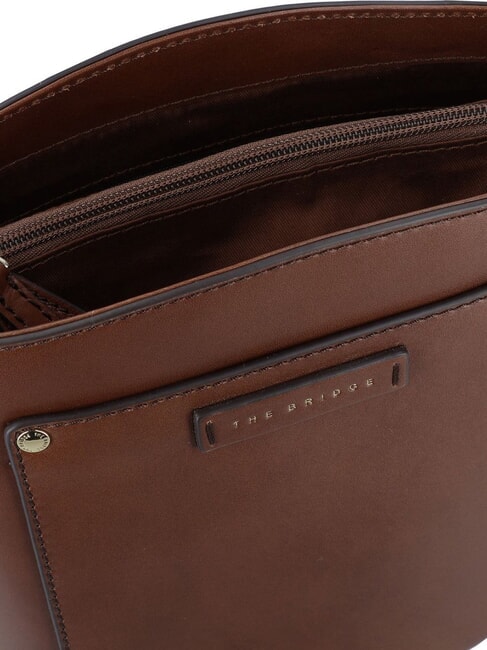 CECILIA Correa de hombro de cuero BROWN - Bolsos Mujer