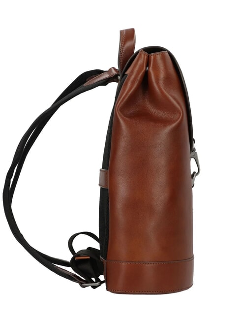 GIACOMO Mochila para portátil de 13", en piel Marrón / Rutenio - Mochilas para portátil