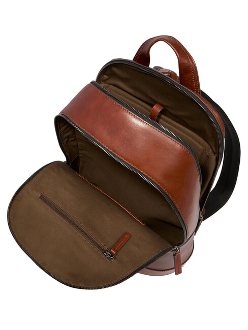 GIACOMO Mochila de cuero para port&aacute;til Marr&oacute;n / Rutenio - Mochilas para port&aacute;til