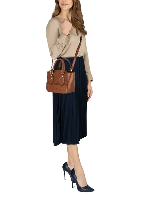 DAPHNE Mini bolso Shopper con bandolera BROWN - Bolsos Mujer