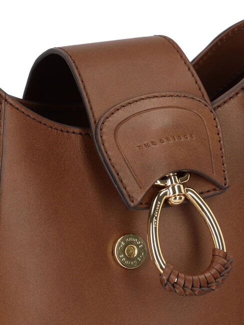 ERICA Bolso de hombro, piel BROWN - Bolsos Mujer